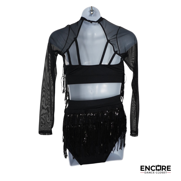 After Dark Fringe Two-Piece Costume  two piece