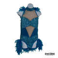 Turquoise Showstopper Leo  leotard