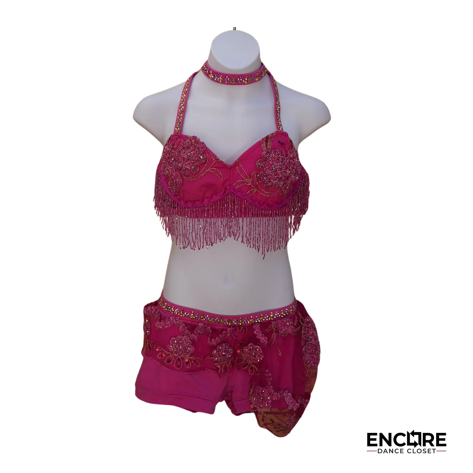 Pink Appliqué Costume  two piece