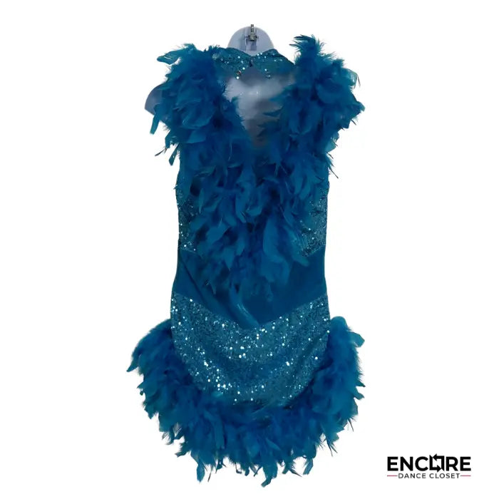 Turquoise Showstopper Leo  leotard