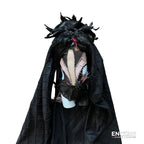 Intricate Feathered Leotard with Detachable Cape  leotard