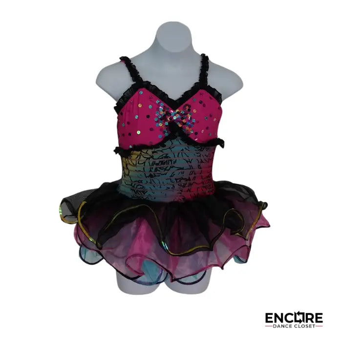 Neon Pop Princess  leotard