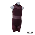 Burgundy Muse  biketard