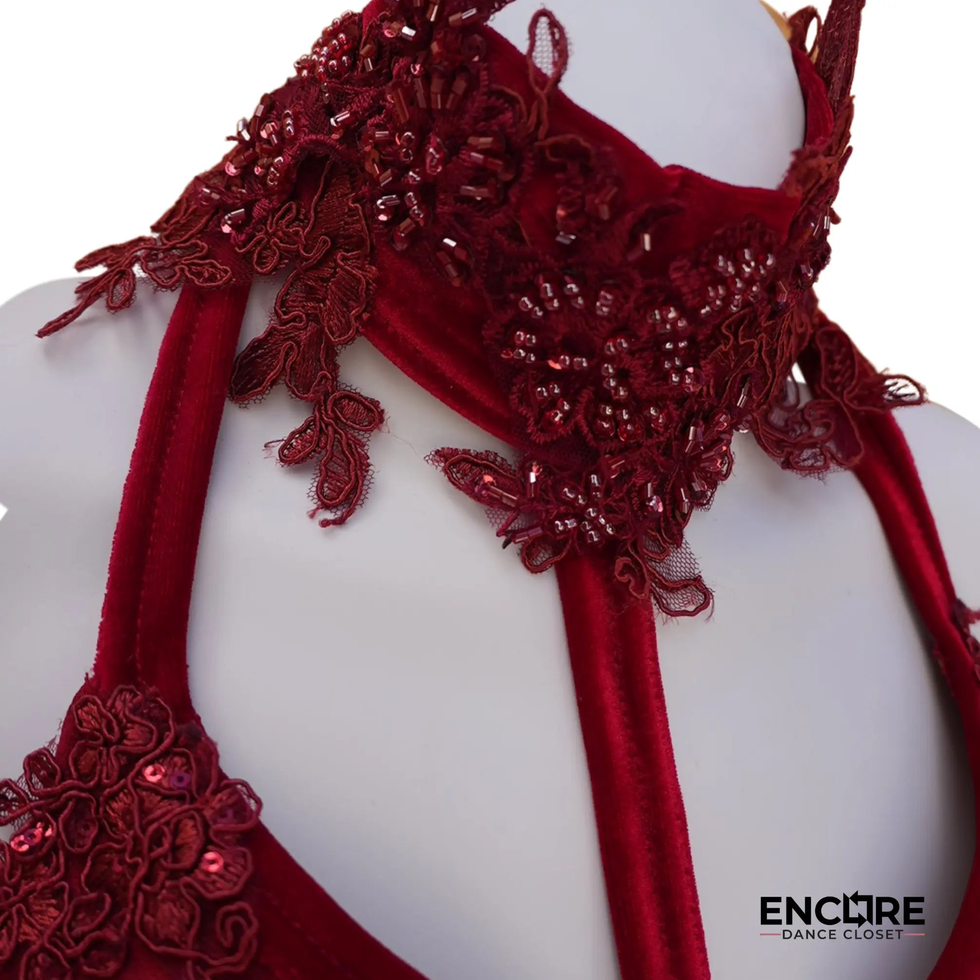 Red Floral Costume  two piece