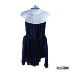 Midnight Navy Lyrical Halter Dress  dress