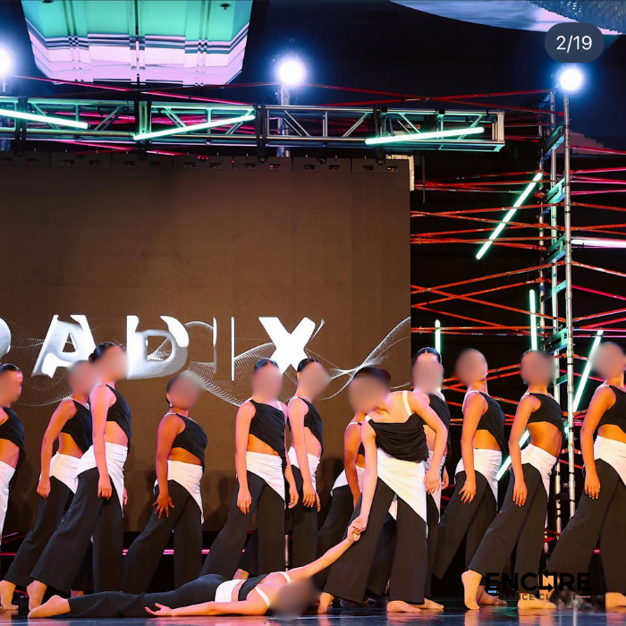 Gray & White Draped Contemporary Set