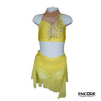 Yellow Floral Fantasy  two piece