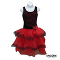 Crimson Bloom Tutu  dress