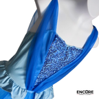 Teal Sequin Tutu Dance Costume with Tulle Skirt  dress