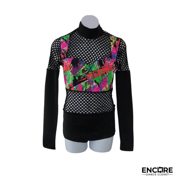 Neon Splash Energy  leotard