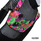 Neon Splash Energy  leotard