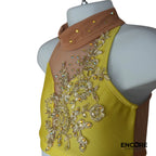 Yellow Floral Fantasy  two piece