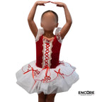 Velvet Leotard with Tulle & Lacing  dress