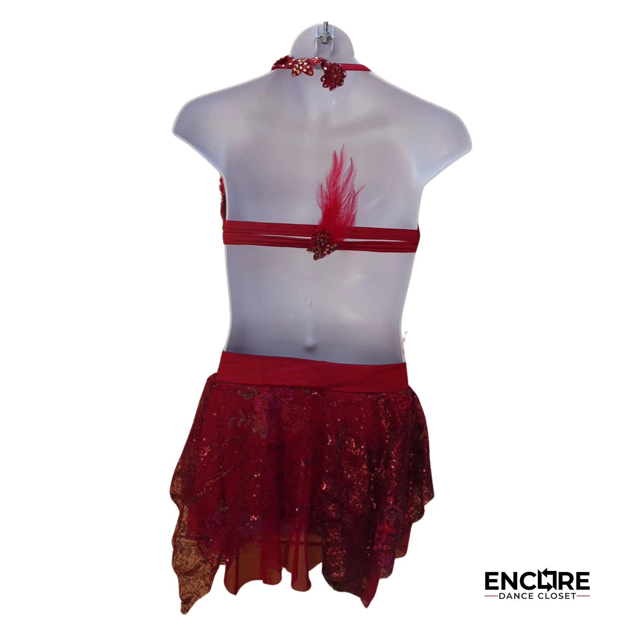 Red Jazz Costume  two piece
