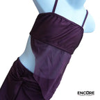 Wine Burgundy Contemporary  two piece
