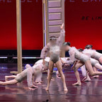 Champagne Leotard with Puff Sleeve  leotard