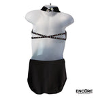 Black & Hot Pink Chain Fantasy  two piece