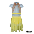 Yellow Floral Fantasy  two piece