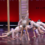 Puff Sleeve Champagne Leotard - Encore Dance Closet