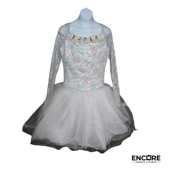 Snowlight Iridescent Lace Ballet Costume  dress