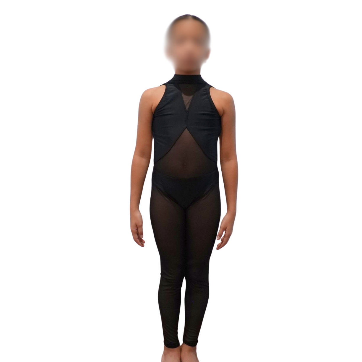 Black Mesh Unitard