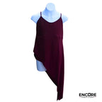 Burgundy Asymmetrical Leotard  leotard