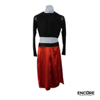Black & Red Contemporary Two-Piece Costume  two piece