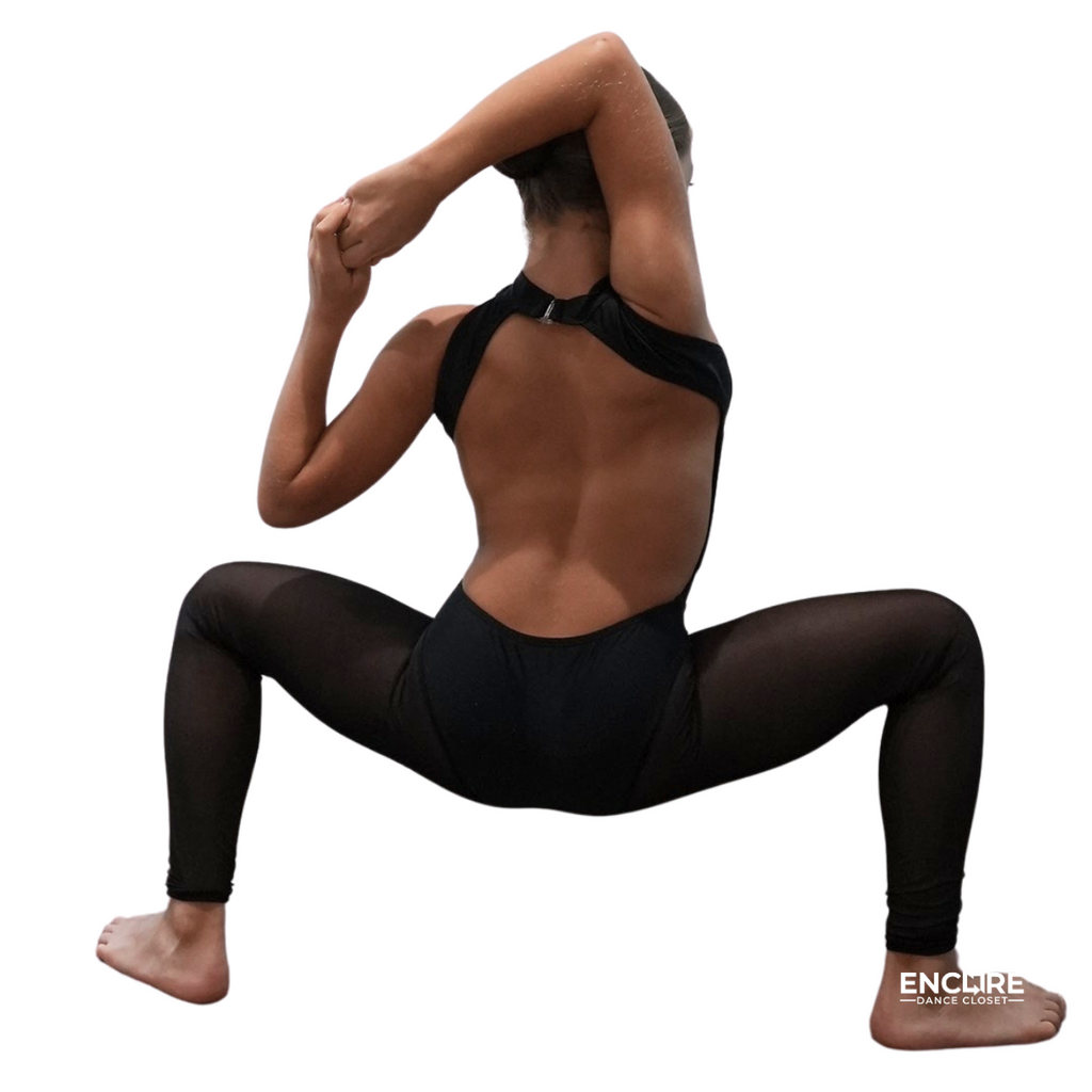 Black Mesh Unitard - Encore Dance Closet