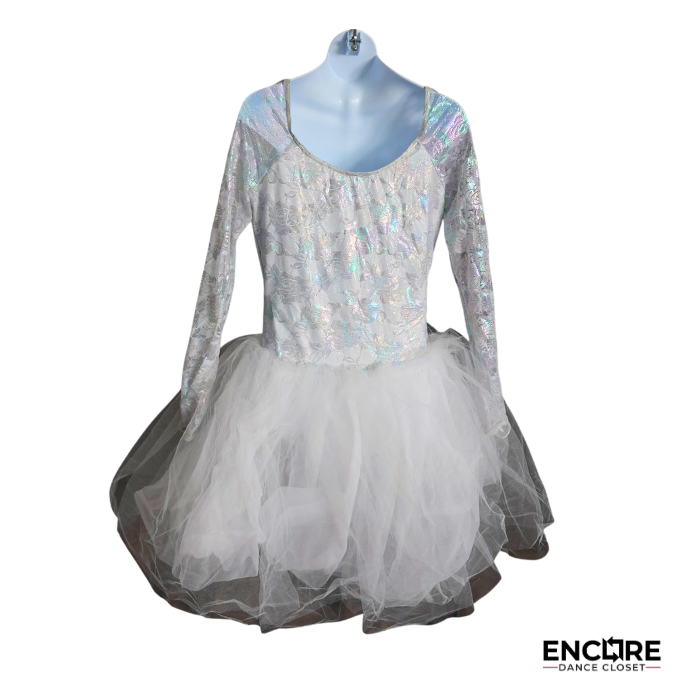 Snowlight Iridescent Lace Ballet Costume  dress