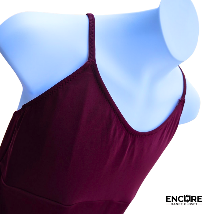 Burgundy Asymmetrical Leotard