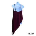 Burgundy Asymmetrical Leotard  leotard