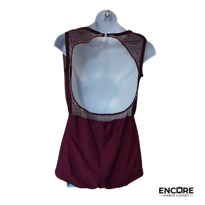 Crimson Whispers  leotard