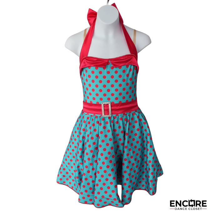 Vintage Flair Polka Dot Costume  dress
