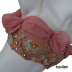 Rose & Sage Draped Chiffon Costume  two piece
