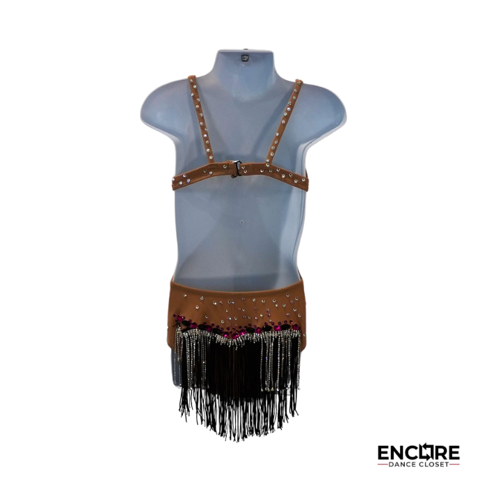 Crystal Fringe  leotard