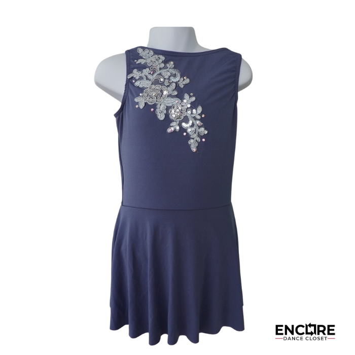 Midnight Bloom Contemporary Dress  dress