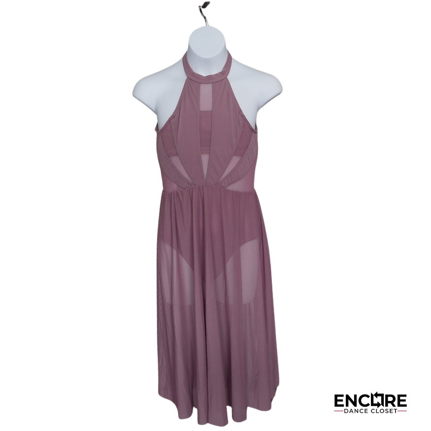 Lilac Mesh Dress