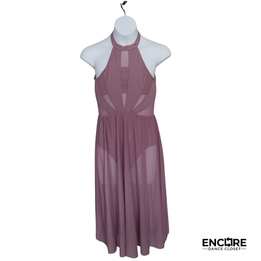 Lilac Mesh Dress