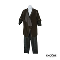 Olive Wrap Tunic & Trousers Character Costume  two piece