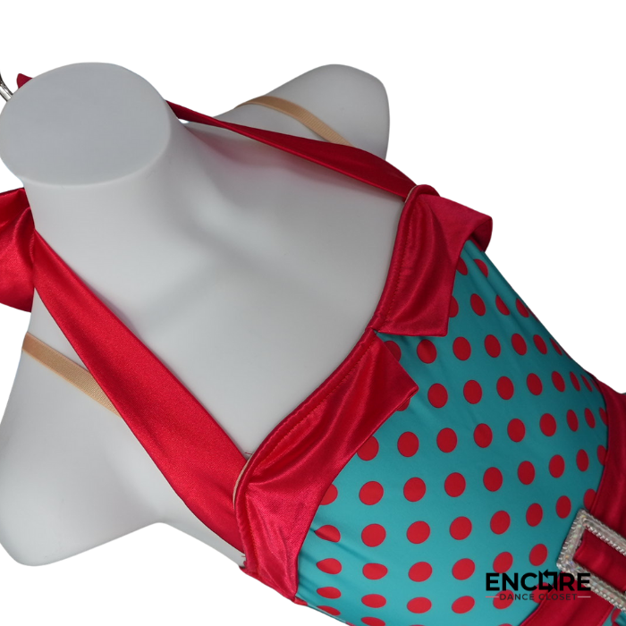 Vintage Flair Polka Dot Costume  dress