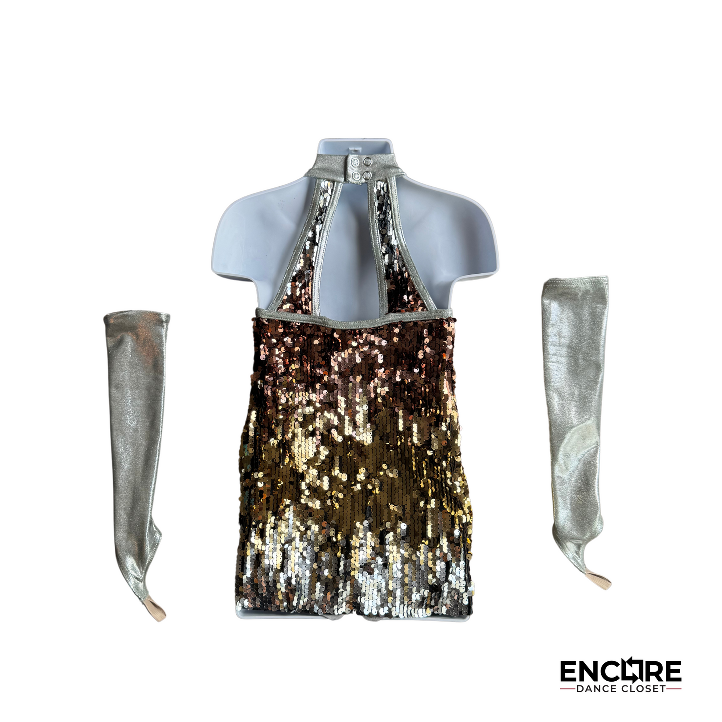 Metallic Disco Slip Dress