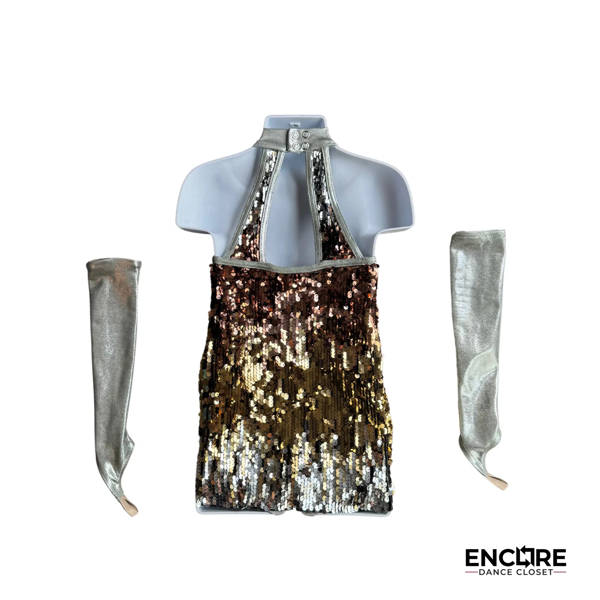Metallic Disco Slip Dress  dress
