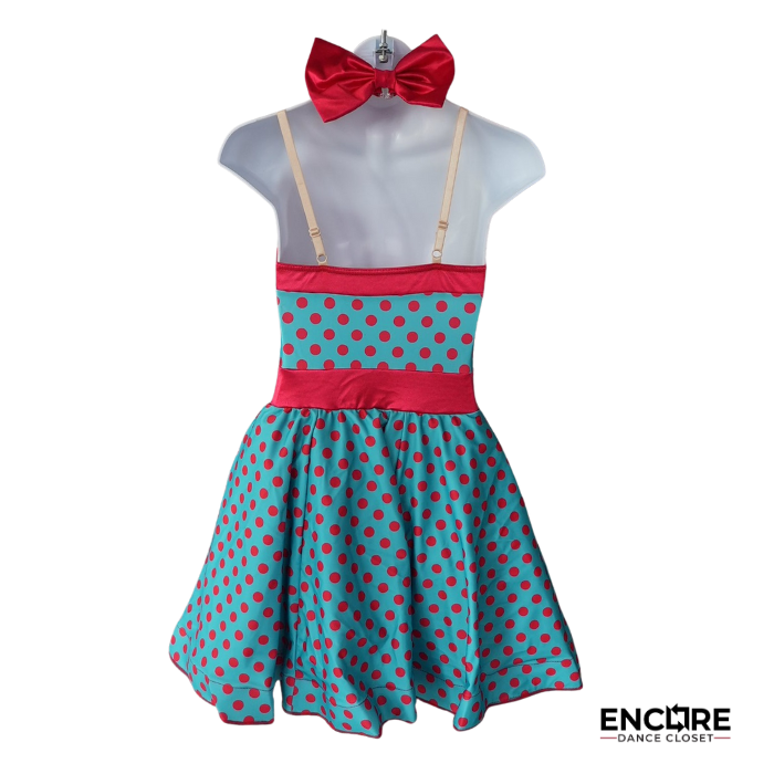 Vintage Flair Polka Dot Costume  dress