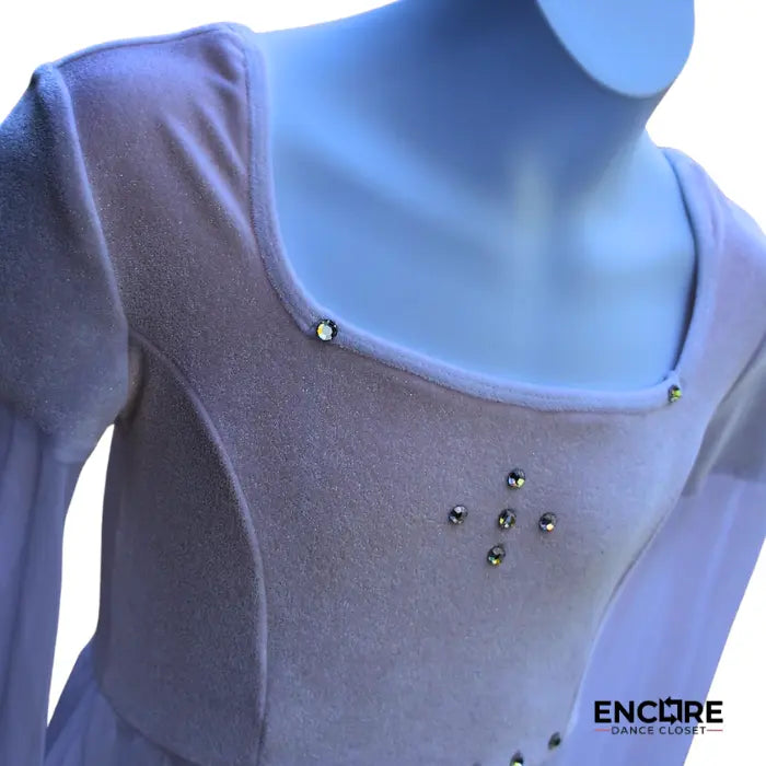 White Velvet and Mesh Dress  dress