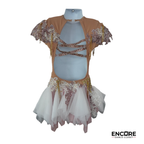 Blush Pink and Gold Embellished Lyrical Costume  leotard