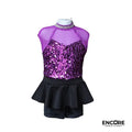 Purple Tightrope  biketard