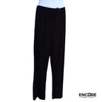 Black Velvet Pants with Reddish Iridescent Sheen  pants