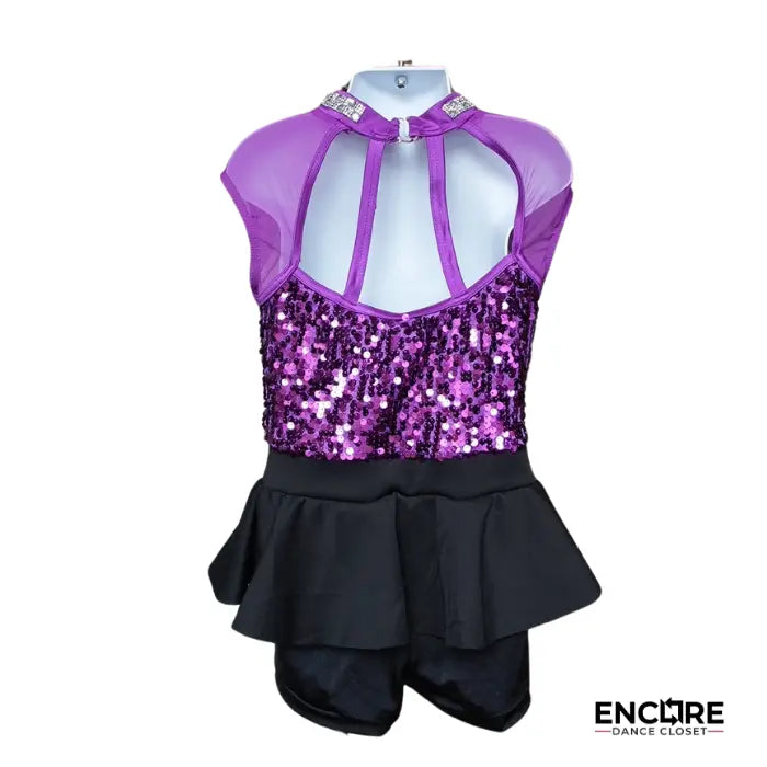 Purple Tightrope  biketard