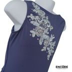 Midnight Bloom Contemporary Dress  dress