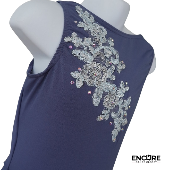 Midnight Bloom Contemporary Dress  dress